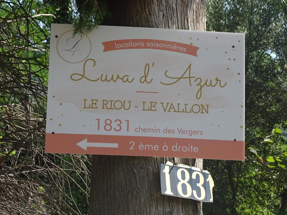 Luva D'Azur, Rez De Villa Le Riou - Le Vallon Le Bar-sur-Loup Zewnętrze zdjęcie