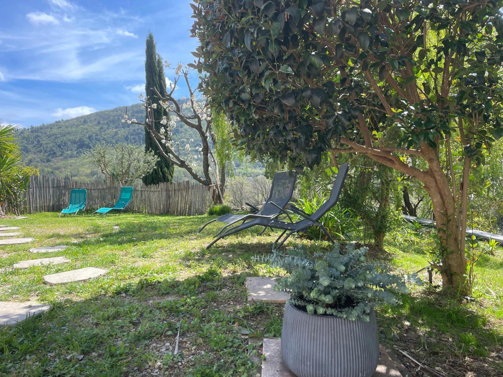 Luva D'Azur, Rez De Villa Le Riou - Le Vallon Le Bar-sur-Loup Zewnętrze zdjęcie