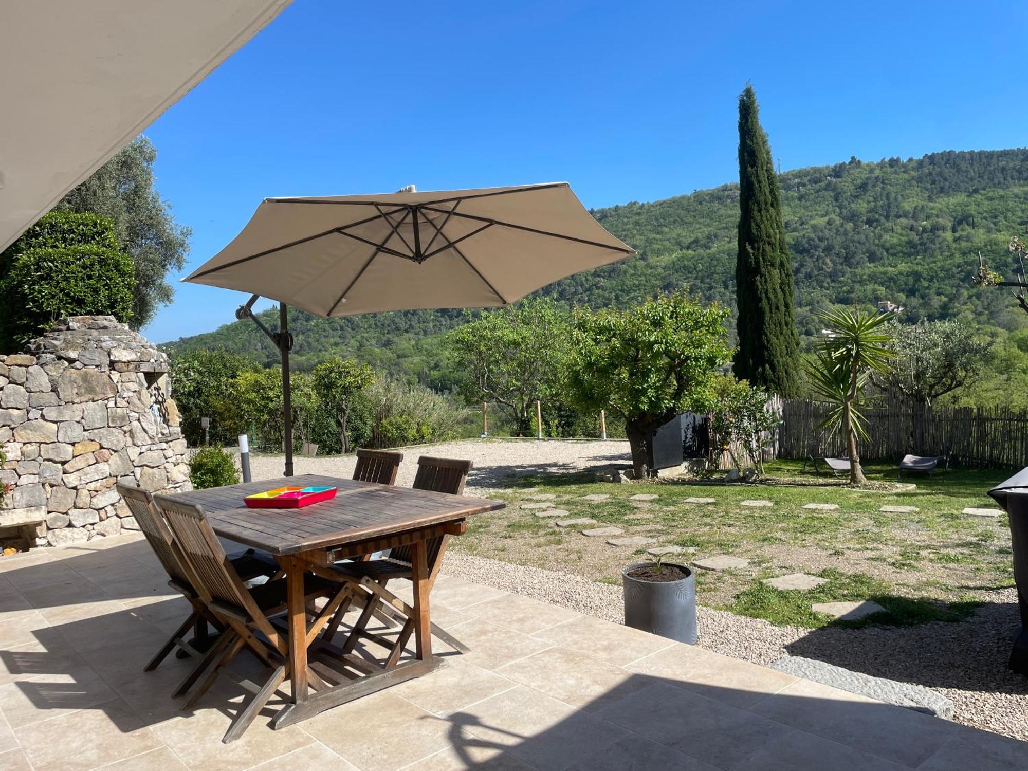 Luva D'Azur, Rez De Villa Le Riou - Le Vallon Le Bar-sur-Loup Zewnętrze zdjęcie